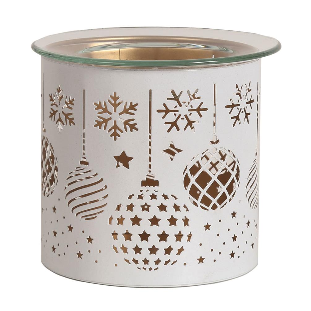 Aroma White Baubles Jar Sleeve & Wax Melt Warmer Extra Image 3